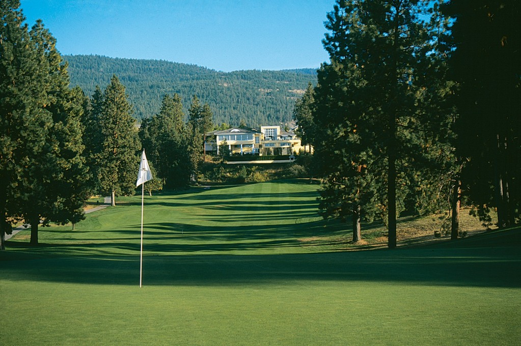 Magnificent forests and rocky canyons outline the fairways and greens at Gallagher’s Canyon.