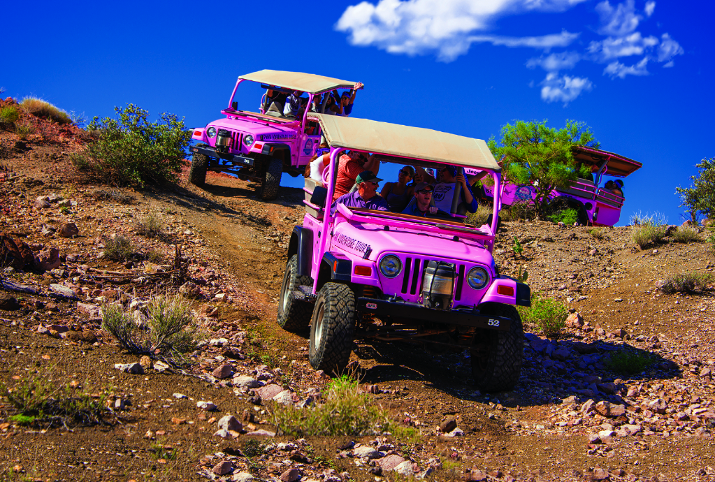 Pink Jeep Tours is a great way to explore the rugged Sonoran Desert.